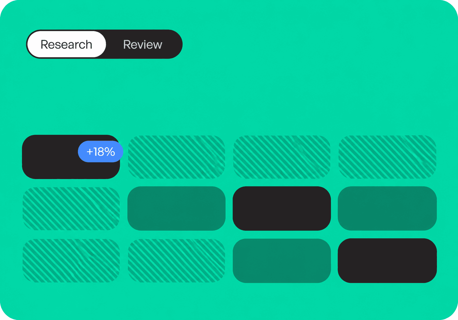 Illustrative research and review grid